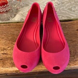 Melissa vegan pvc faux suede ultra girl peep toe 3